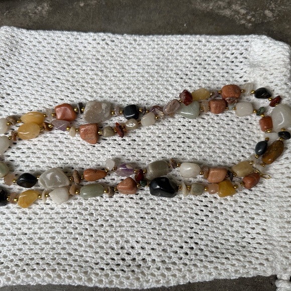Natural mixed maxi stones necklace - Picture 7 of 7